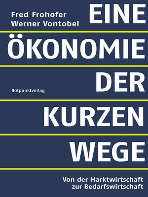 cover image of Eine Ökonomie der kurzen Wege